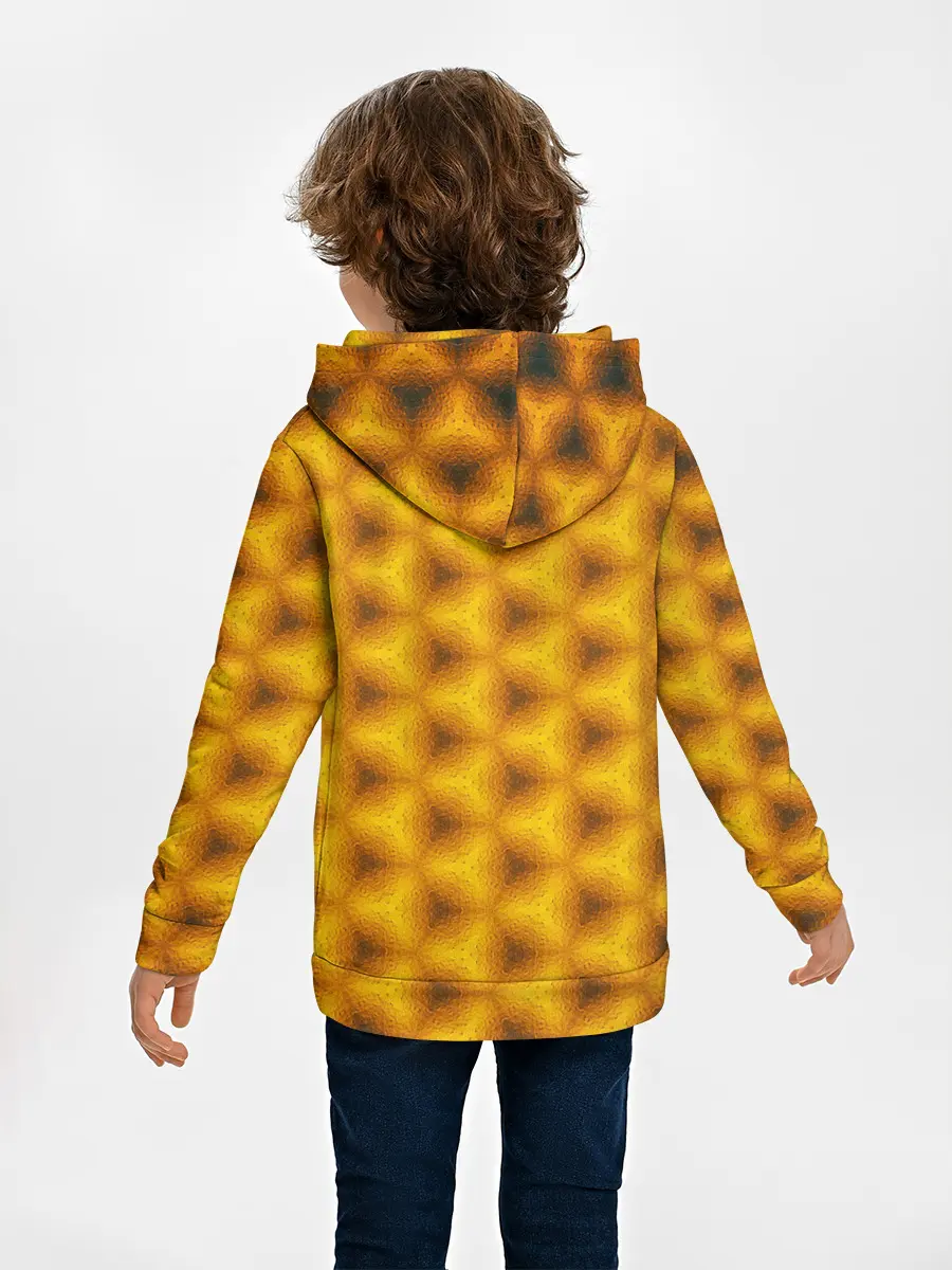 Детское худи / Синие соты