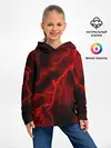 Детское худи / МОЛНИЯ RED NEON