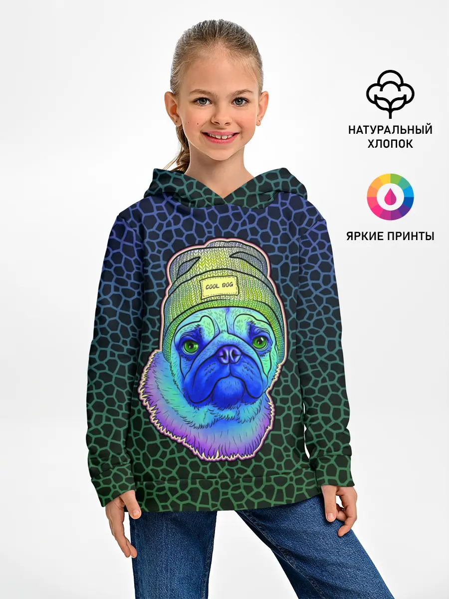 Детское худи / Мопс