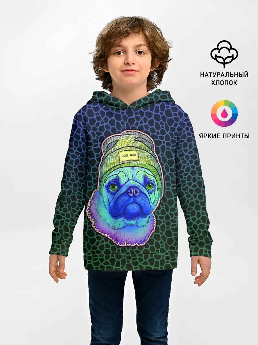 Детское худи / Мопс