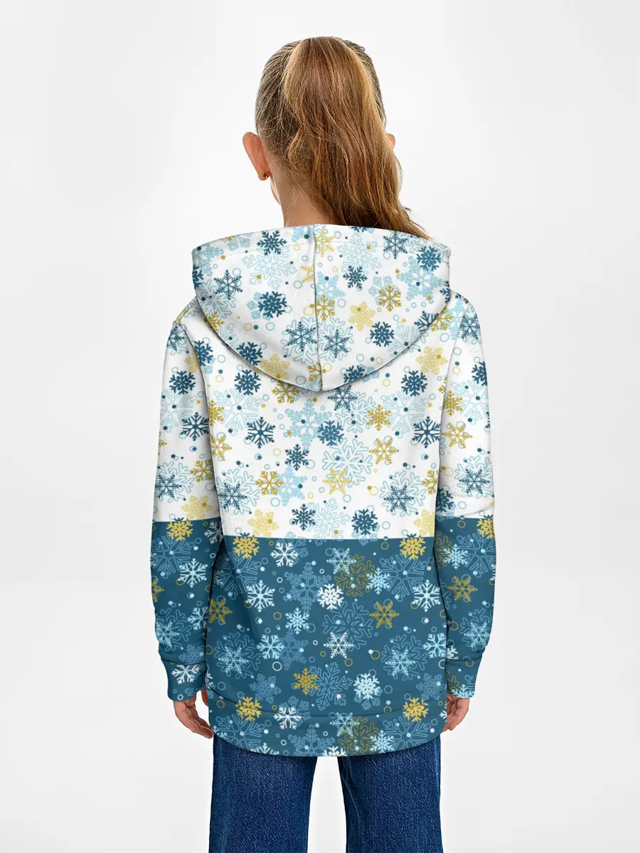 Детское худи / Падают Снежинки