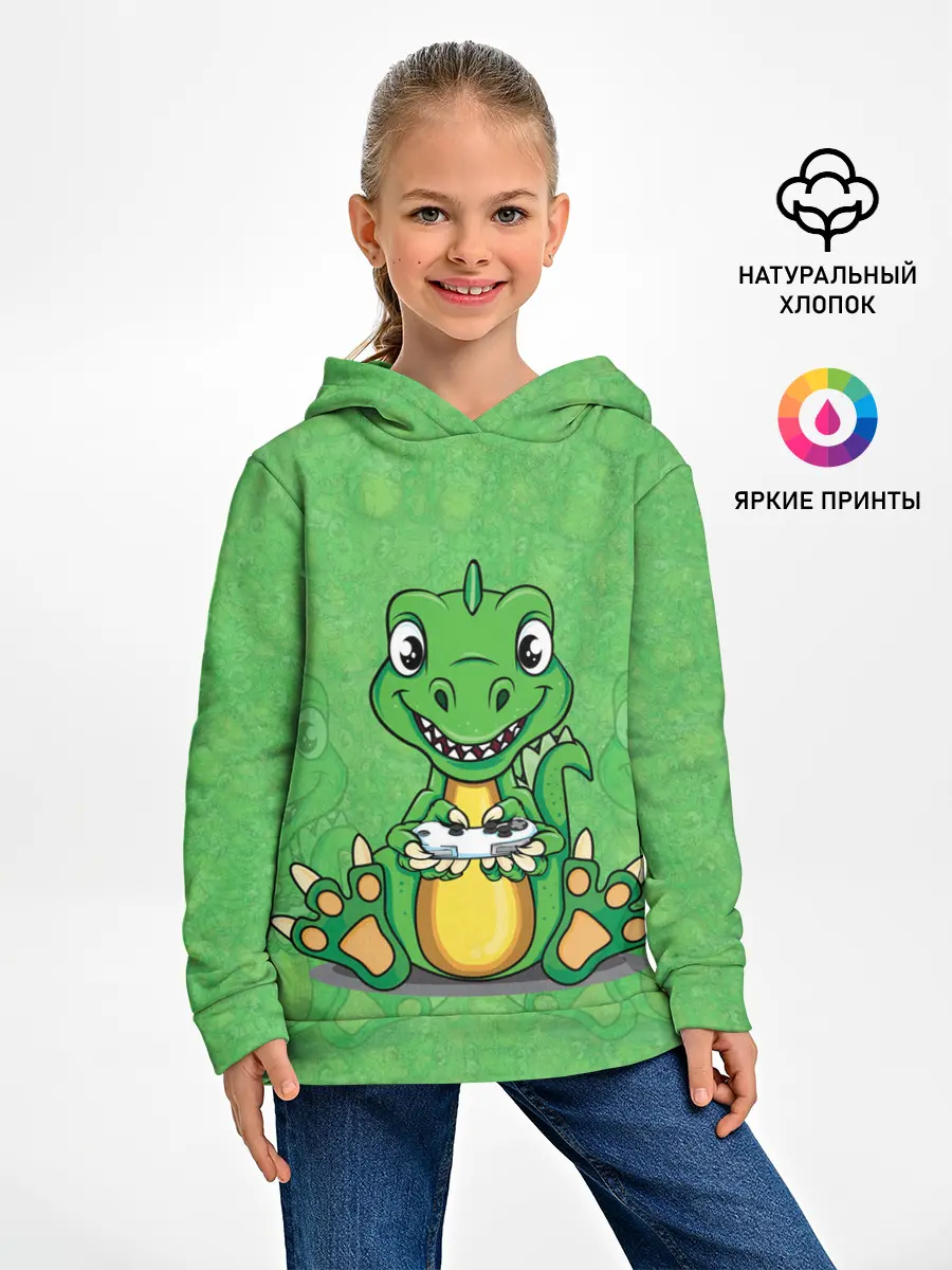 Детское худи / Дракоша-геймер