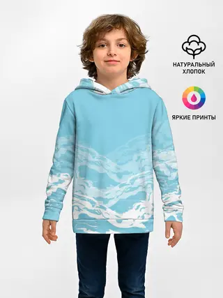 Детское худи / Волны