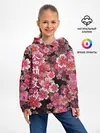 Детское худи / Иероглифы и Сакура 3D