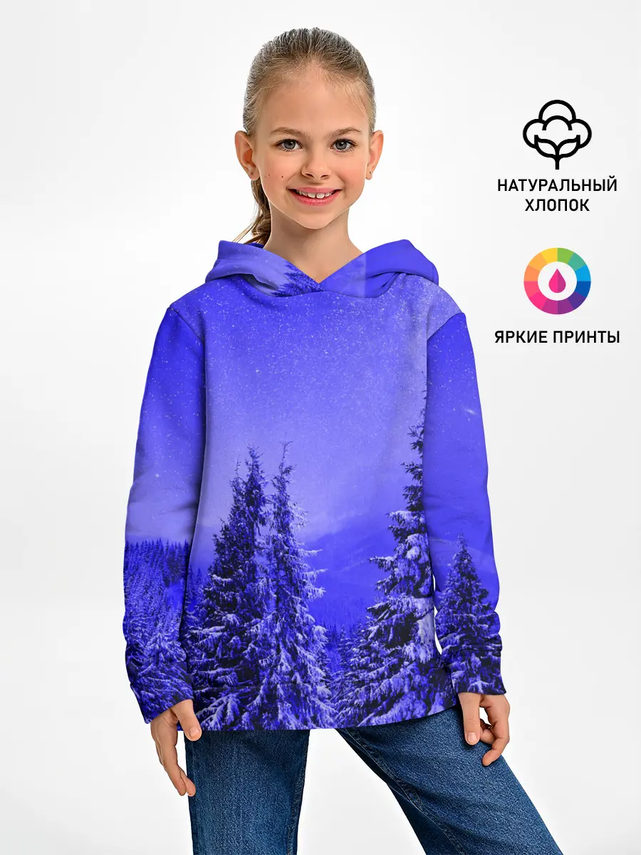 Детское худи / Зимний лес