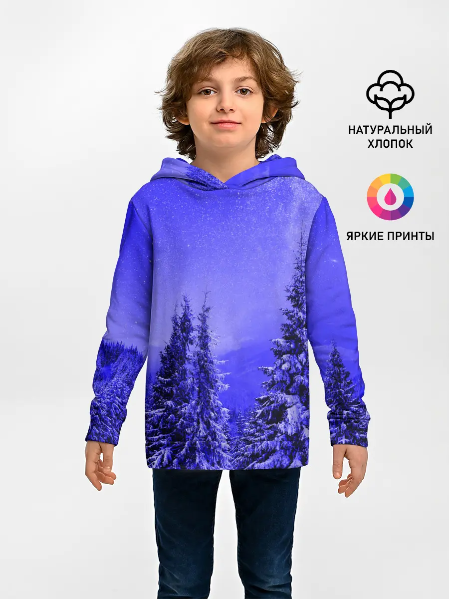 Детское худи / Зимний лес