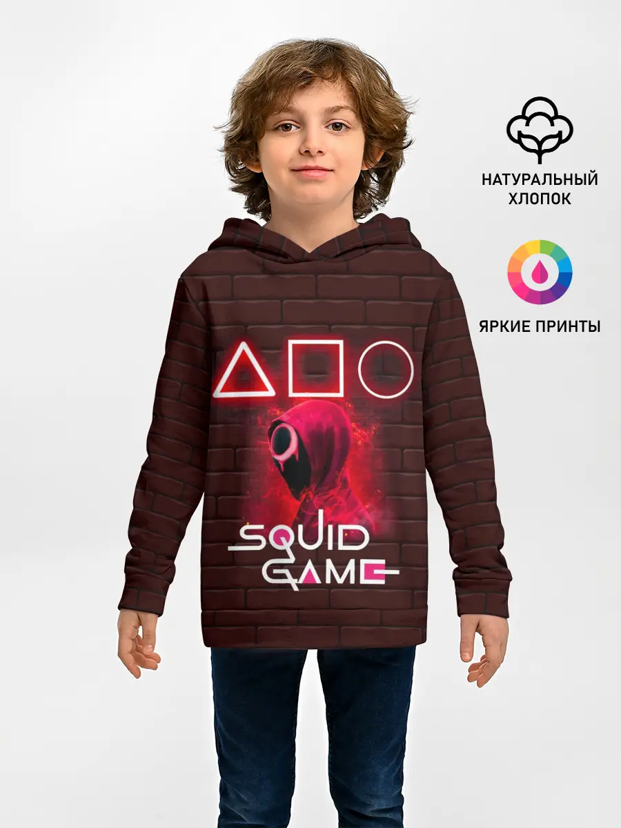 Детское худи / SQUID GAME | ИГРА В КАЛЬМАРА СОТРУДНИК