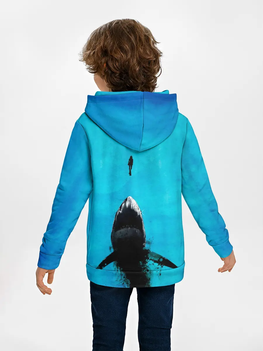 Детское худи / Акула на охоте
