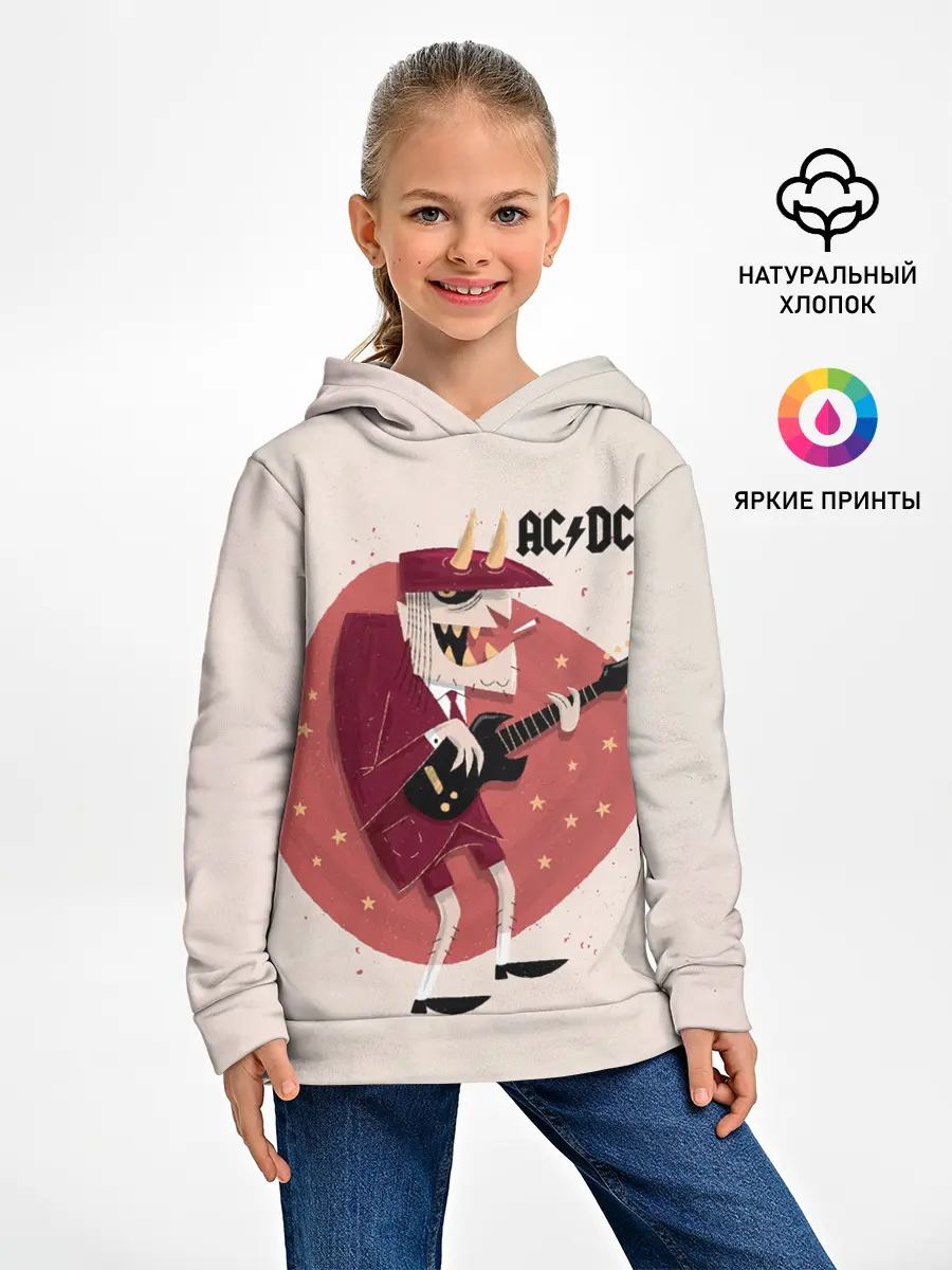 Детское худи / Ангус Янг AC/DC