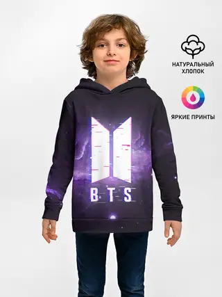 Детское худи / BTS SPACЕ 3D / БТС КОСМОС