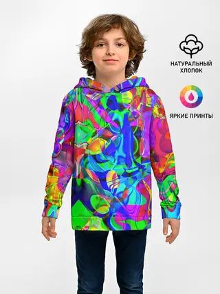 Детское худи / НЕОНОВЫЕ КРАСКИ