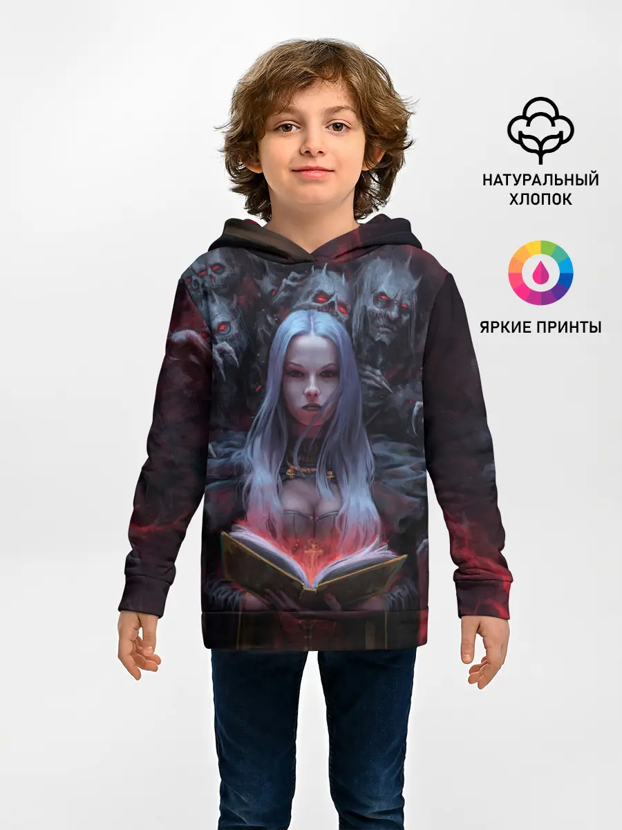 Детское худи / Demonic book