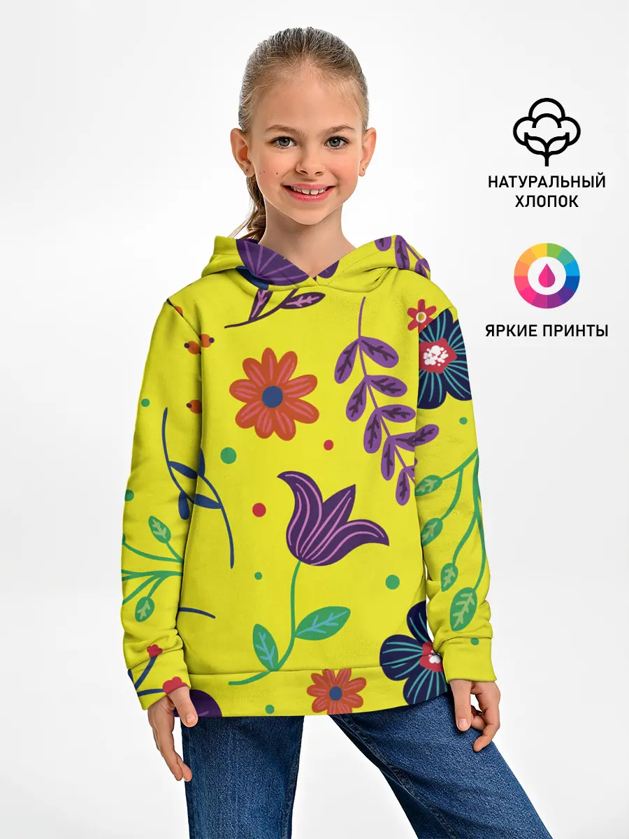 Детское худи / Цветочный микс