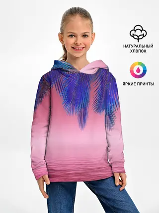 Детское худи / Неоновые Тропики
