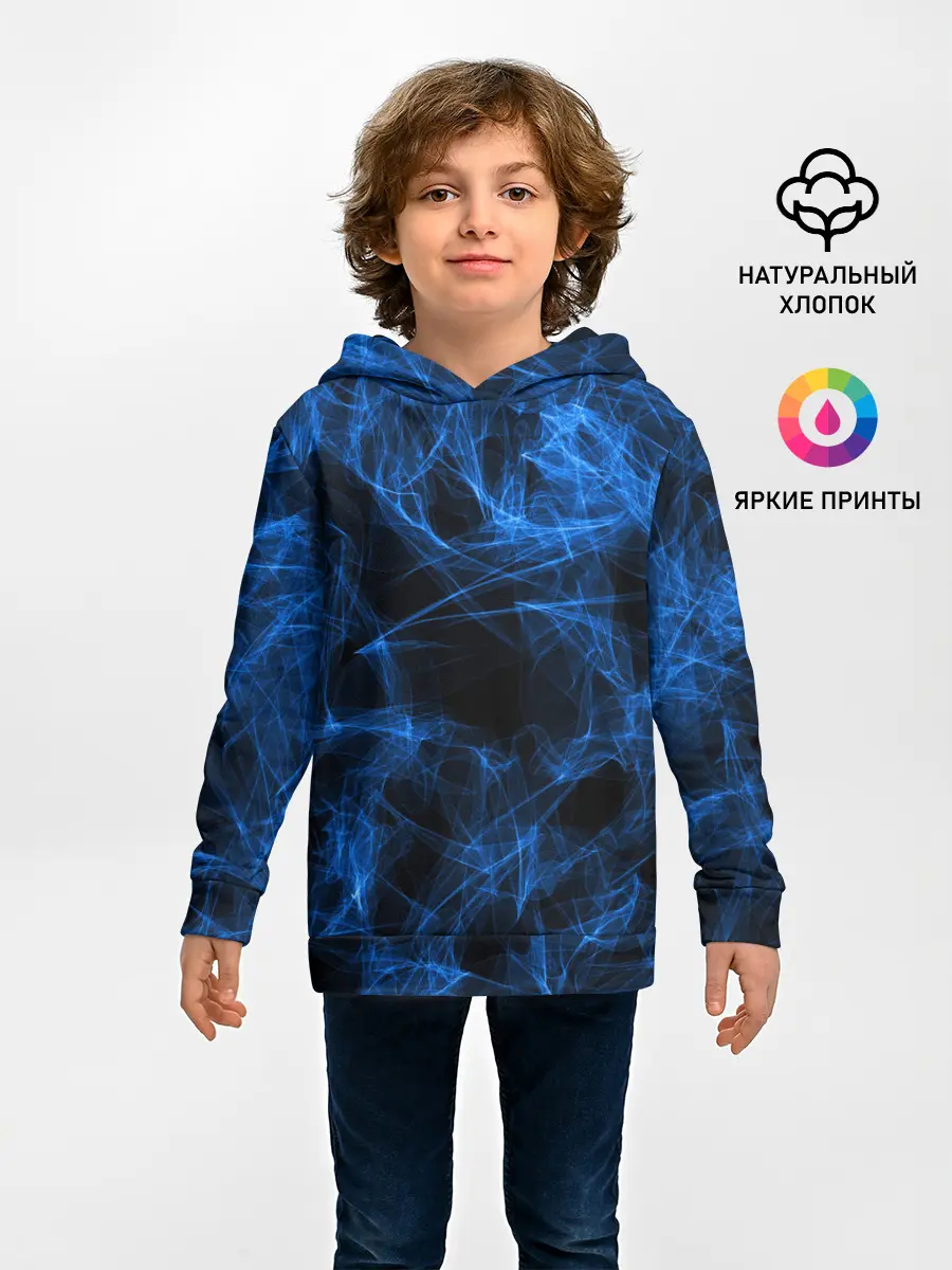 Детское худи / NEON SMOKES STRIPES