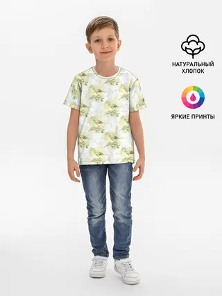 Детская базовая футболка / Маленькие птички