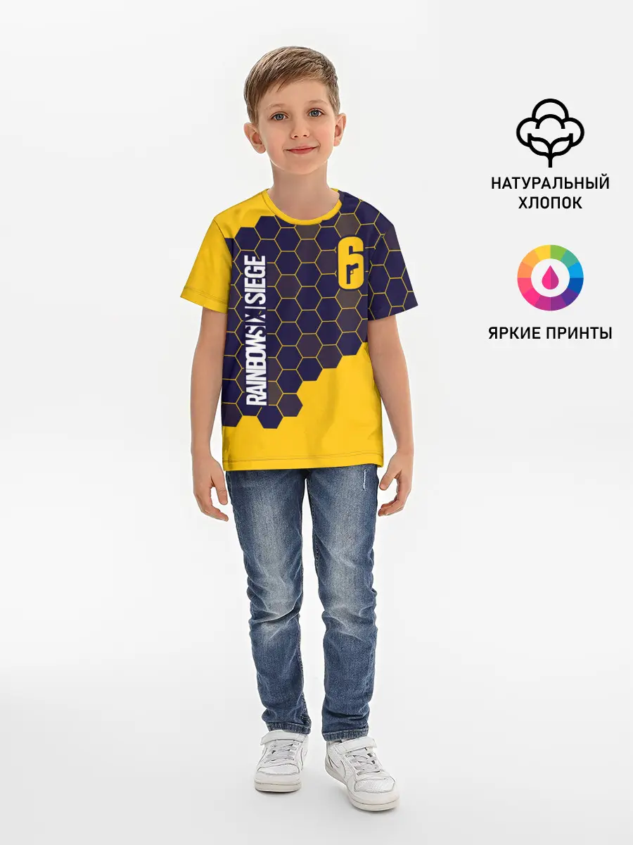 Детская базовая футболка / RAINBOW SIX SIEGE / РАДУГА 6