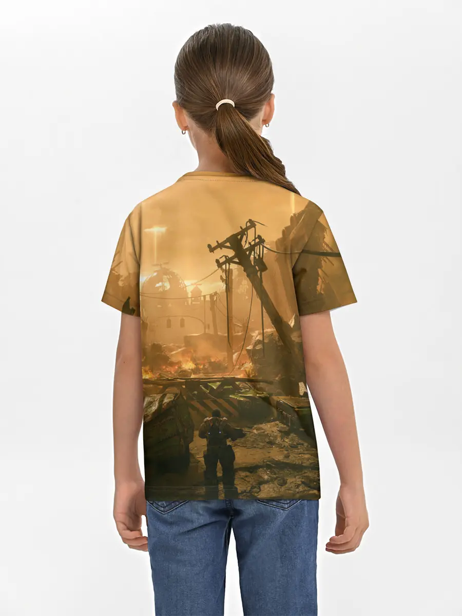 Детская базовая футболка / GEARS OF WAR | ШЕСТЕРЕНКИ