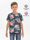 Детская базовая футболка / Розы