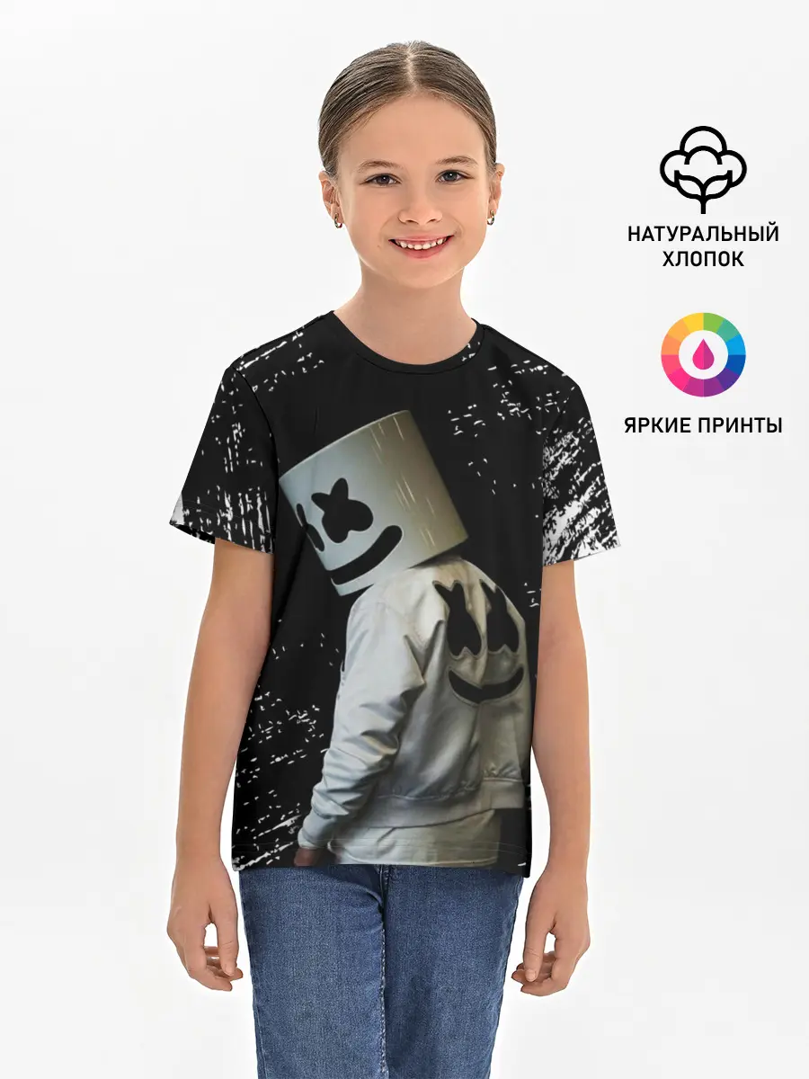 Детская базовая футболка / Marshmello
