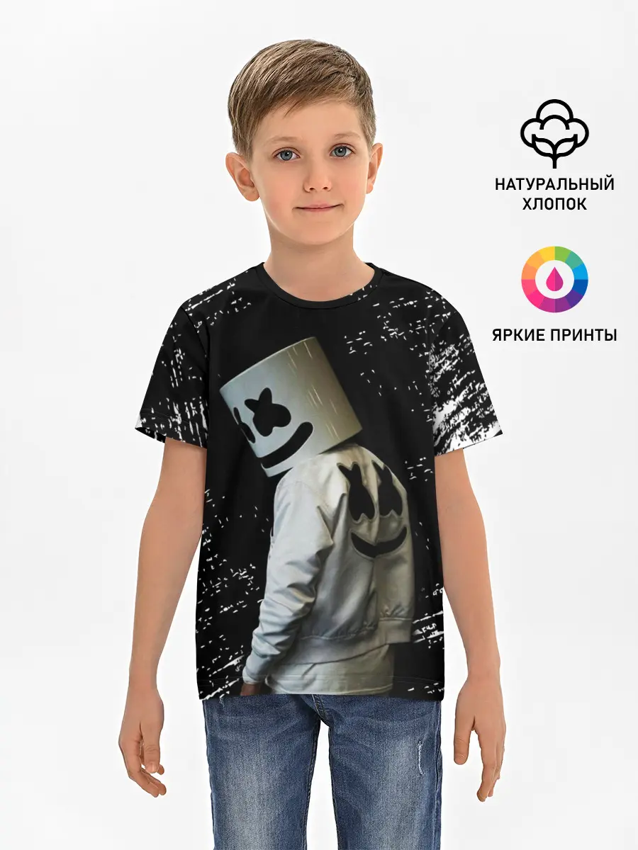 Детская базовая футболка / Marshmello