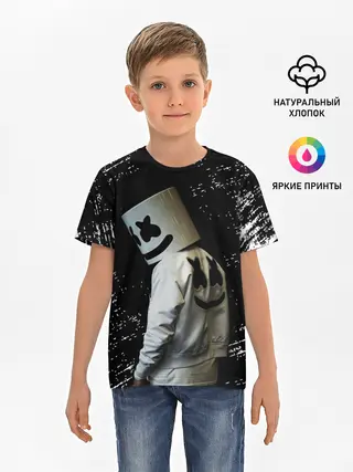 Детская базовая футболка / Marshmello