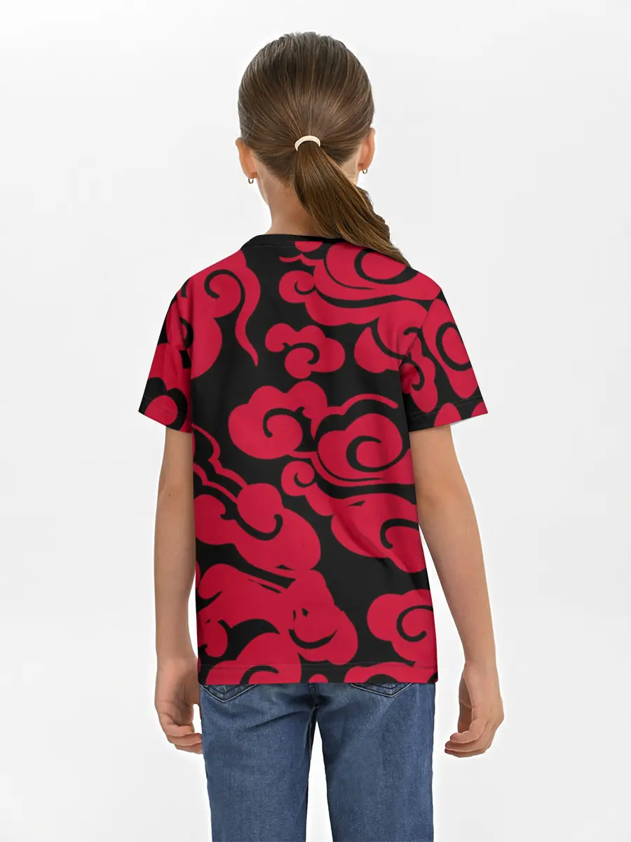 Детская базовая футболка / Красное облако