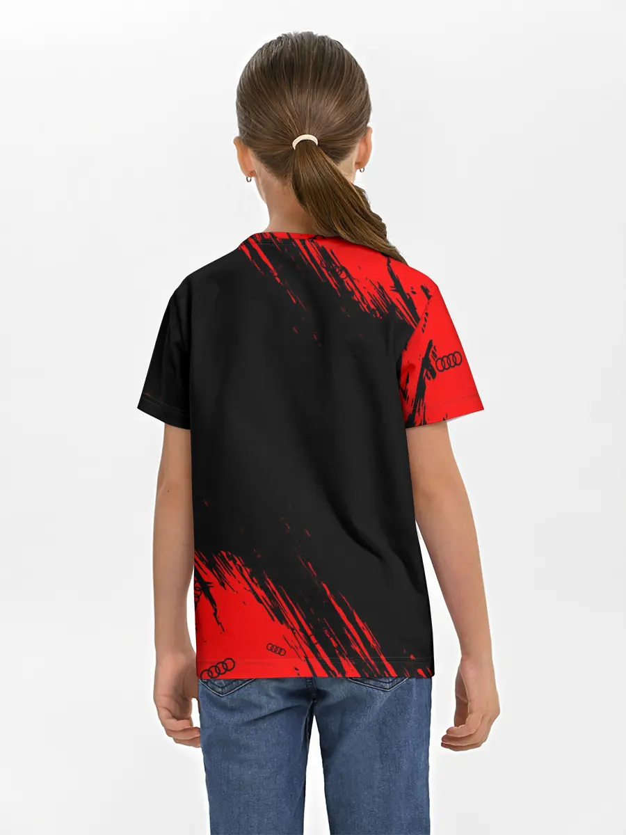 Детская базовая футболка / AUDI / АУДИ