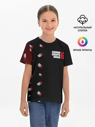 Детская базовая футболка / ГТА 6 - Соты