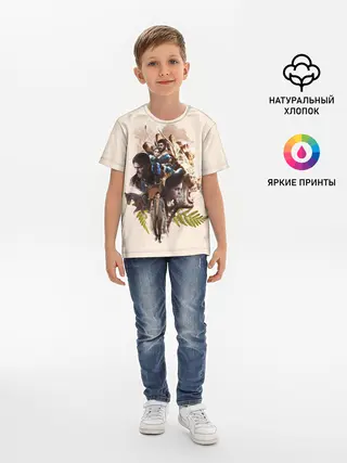 Детская базовая футболка / Вселенная Последнего из нас