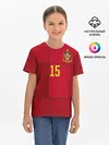Детская базовая футболка / Ramos home EURO 2020