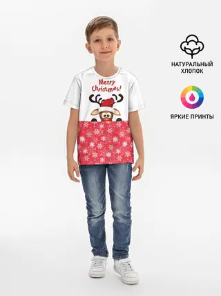 Детская базовая футболка / Оленёнок