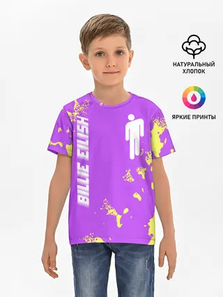 Детская базовая футболка / BILLIE EILISH / БИЛЛИ АЙЛИШ