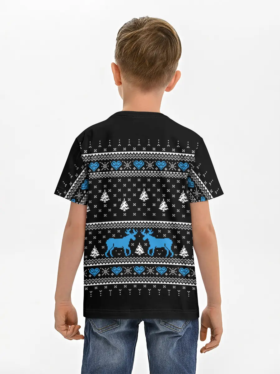 Детская базовая футболка / До сих пор верю в Деда Мороза!