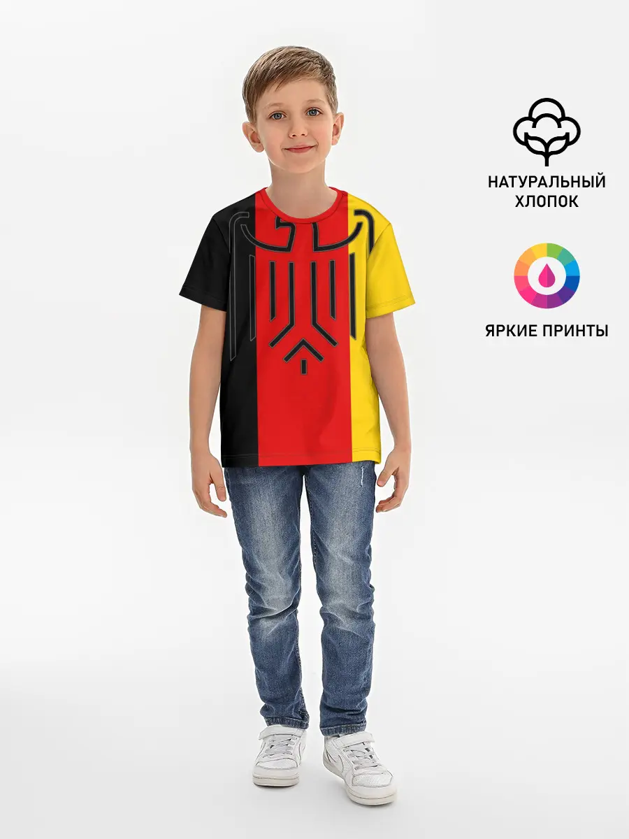 Детская базовая футболка / German eagle