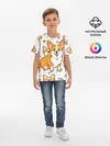 Детская базовая футболка / Корги