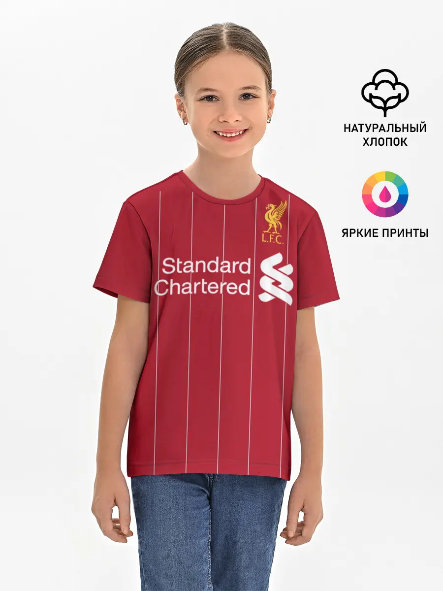 Детская базовая футболка / Liverpool home 19-20