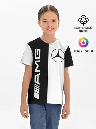 Детская базовая футболка / MERCEDES AMG | МЕРСЕДЕС