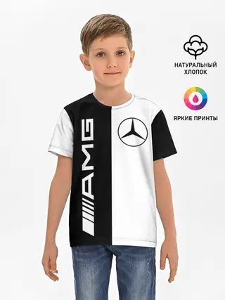 Детская базовая футболка / MERCEDES AMG | МЕРСЕДЕС