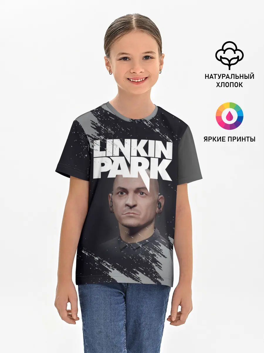 Детская базовая футболка / ЧЕСТЕР | ЛИНКИН ПАРК