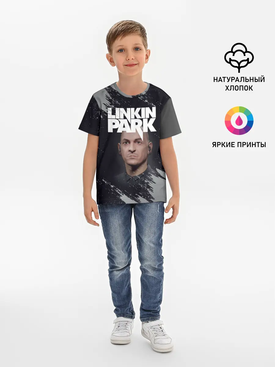 Детская базовая футболка / ЧЕСТЕР | ЛИНКИН ПАРК