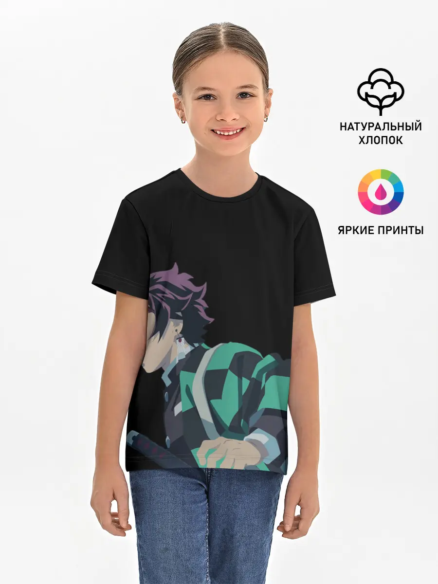 Детская базовая футболка / Tanjirou Kamado