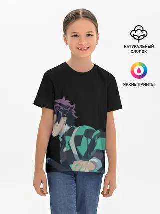 Детская базовая футболка / Tanjirou Kamado