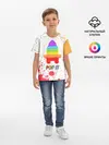 Детская базовая футболка / Pop It - Rocket - Paint