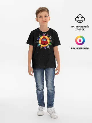 Детская базовая футболка / Among Us