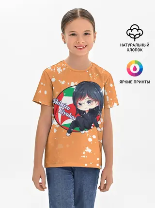 Детская базовая футболка / Shimizu Kiyoko | Haikyu | Волейбол