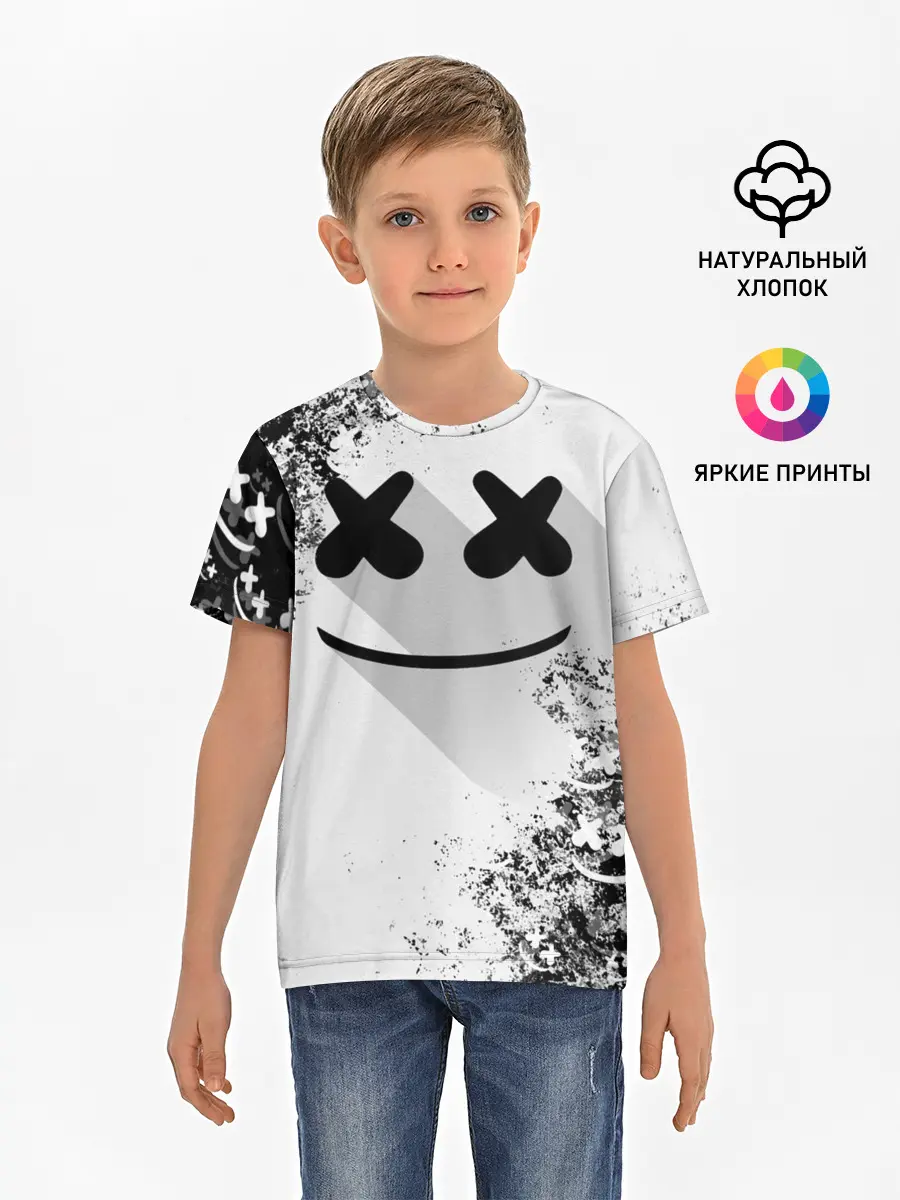 Детская базовая футболка / Marshmello