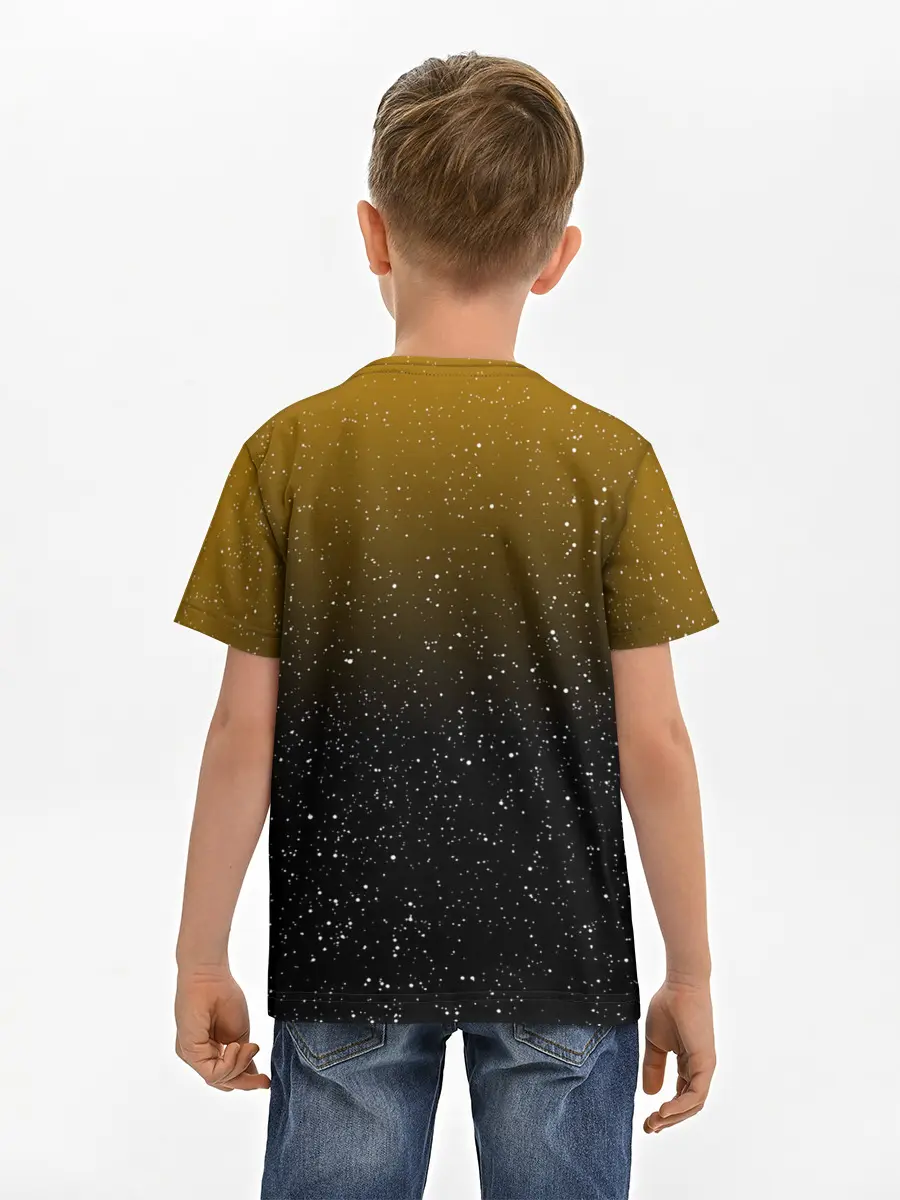 Детская базовая футболка / ЕНОТ АСТРОНАВТ | ЛУННЫЙ ЕНОТ