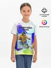 Детская базовая футболка / Сноуборд