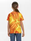 Детская базовая футболка / Желто-оранжевая абстракция